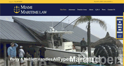 Desktop Screenshot of miamimaritimelaw.com